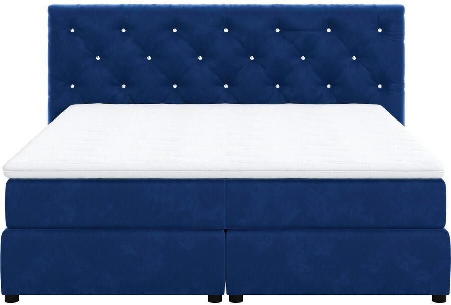 COTTA Boxspring Castlerock met strass-steentjes in het hoofdeinde incl. topper - Foto 9