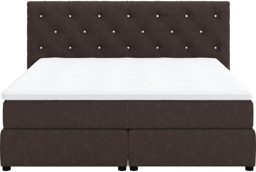 COTTA Boxspring Castlerock met strass-steentjes in het hoofdeinde incl. topper - Foto 9