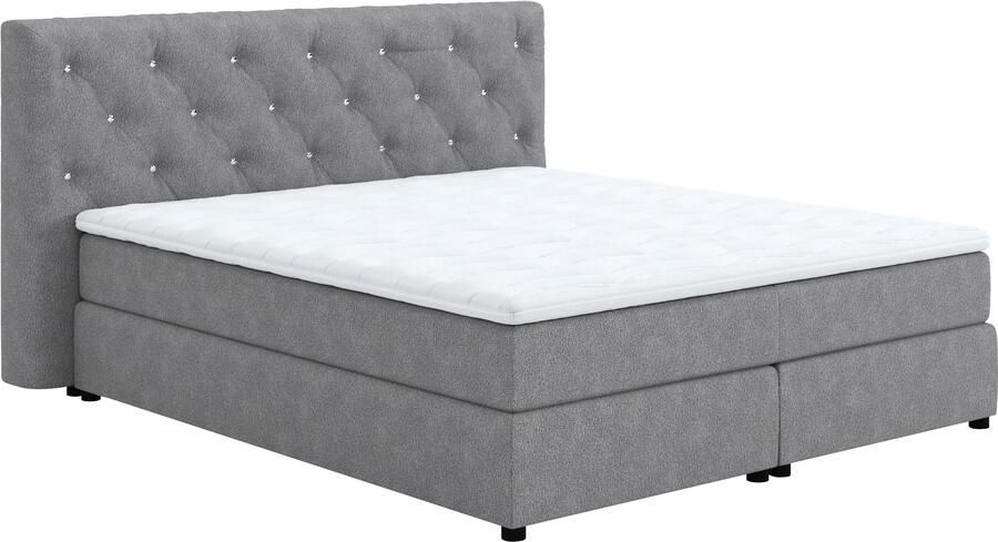COTTA Boxspring Castlerock met strass-steentjes in het hoofdeinde incl. topper - Foto 8