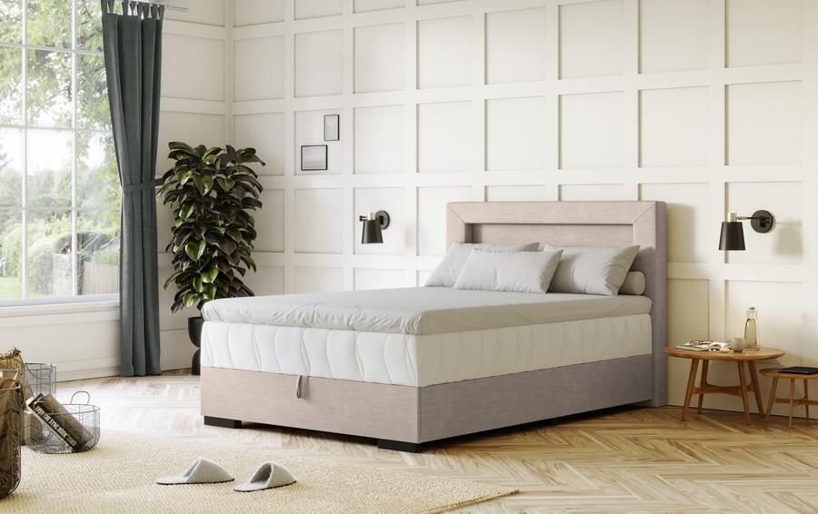 COTTA Boxspring Kelly uitgerust met led-licht incl. bedlade - Foto 4