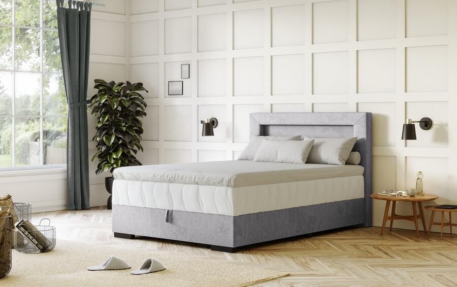 COTTA Boxspring Kelly uitgerust met led-licht incl. bedlade - Foto 7