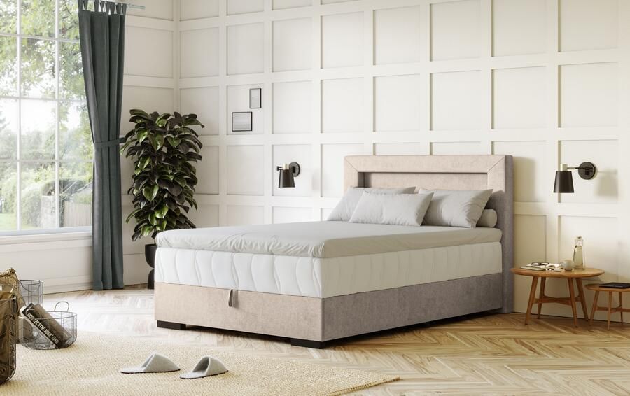 COTTA Boxspring Kelly uitgerust met led-licht incl. bedlade - Foto 6