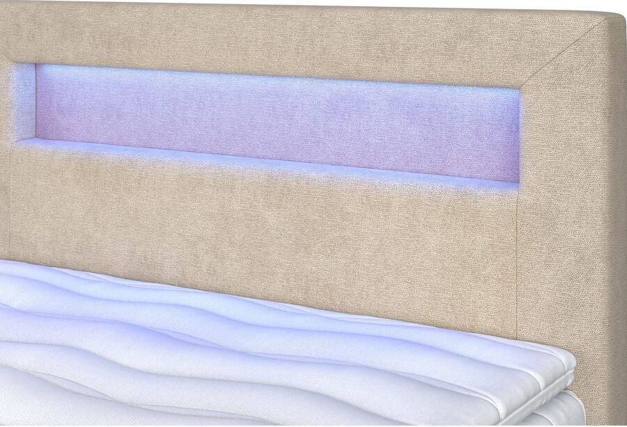 COTTA Boxspring Kelly uitgerust met led-licht incl. bedlade - Foto 2
