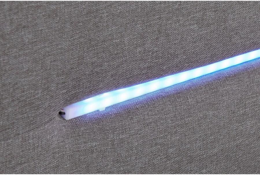 COTTA Boxspring Lighstar inclusief ledverlichting topmatras bedkist en sierkussen - Foto 7