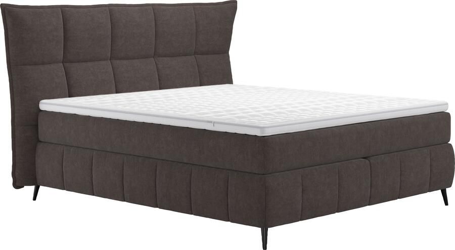 COTTA Boxspring Sarah inclusief topper 2 matraskernen hardheden h2 h3 of h4 - Foto 5