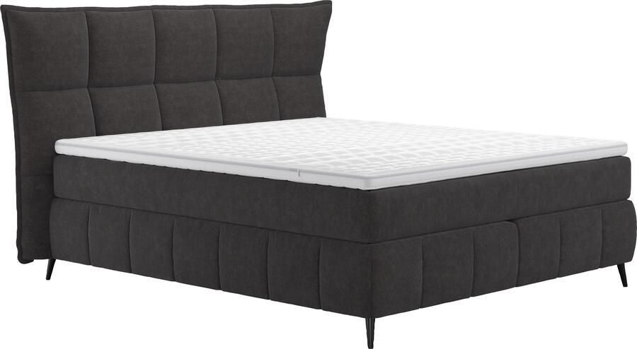 COTTA Boxspring Sarah inclusief topper 2 matraskernen hardheden h2 h3 of h4 - Foto 4