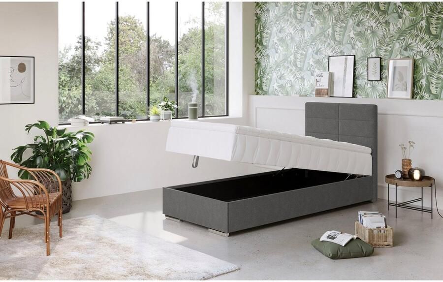 COTTA Boxspring Tom met bedkist topmatras en sierkussen - Foto 7