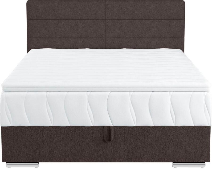 COTTA Boxspring Tom met bedkist topmatras en sierkussen