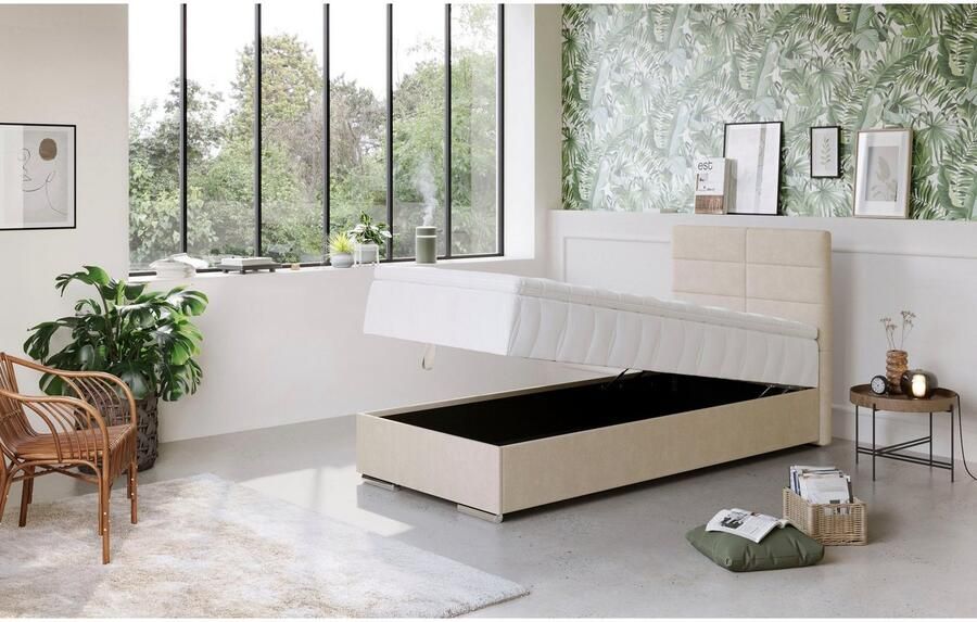 COTTA Boxspring Tom met bedkist topmatras en sierkussen - Foto 7