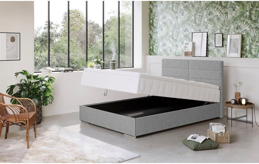 COTTA Boxspring Tom met bedkist topmatras en sierkussen - Foto 5