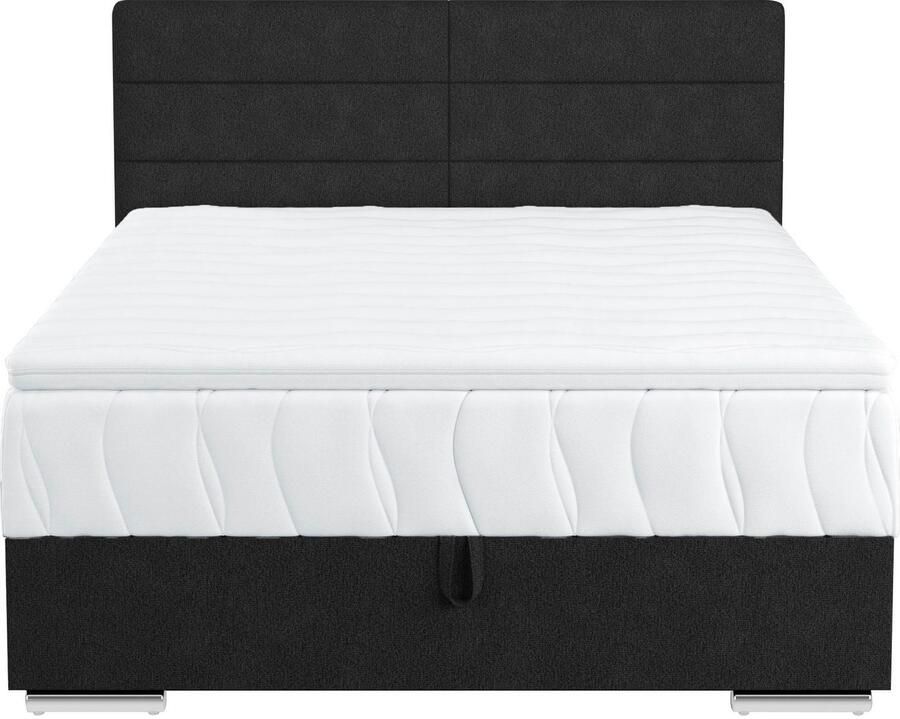 COTTA Boxspring Tom met bedkist topmatras en sierkussen