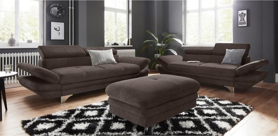 COTTA 2-zitsbank Enterprise Big-sofa met verstelbare armleuning en rugleuning - Foto 7