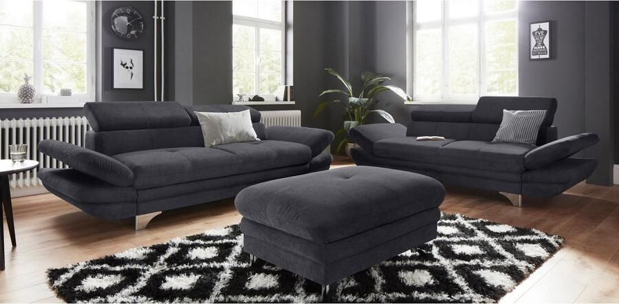 COTTA 3-zitsbank Enterprise Big-sofa met verstelbare armleuning en rugleuning - Foto 7