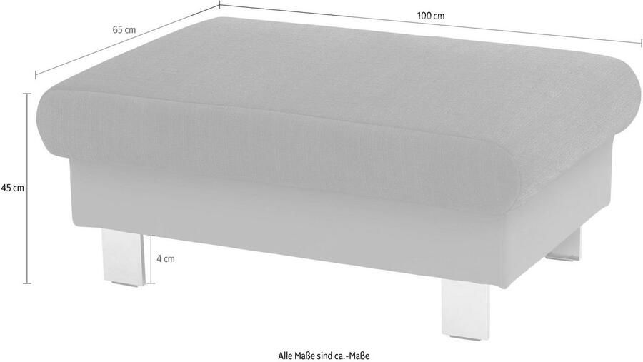 COTTA Hocker Komaris Modern bodemvrijheid 12 5 cm