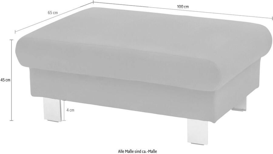 COTTA Hocker Komaris Modern bodemvrijheid 12 5 cm