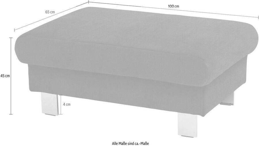 COTTA Hocker Komaris Modern bodemvrijheid 12 5 cm