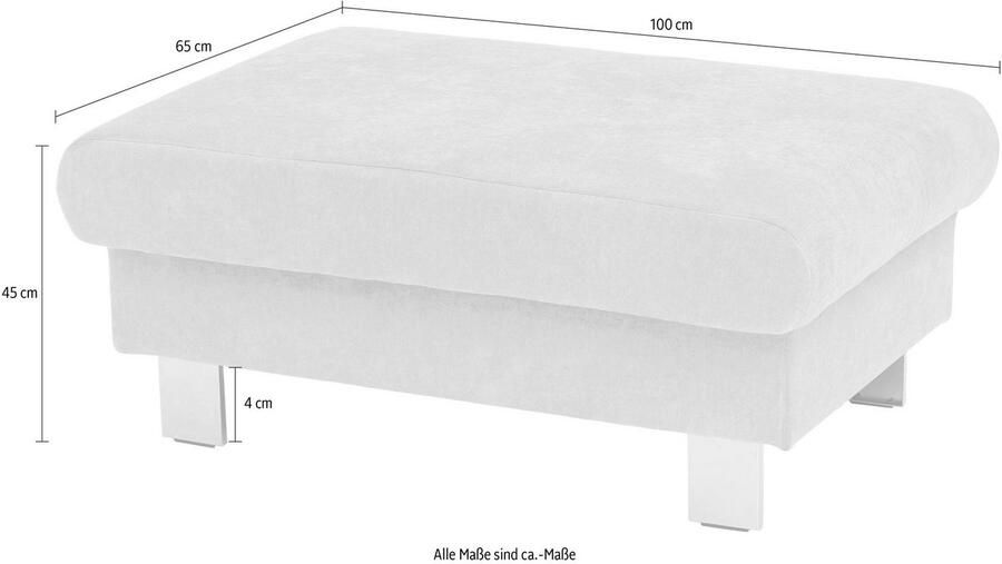 COTTA Hocker Komaris Modern bodemvrijheid 12 5 cm - Foto 2
