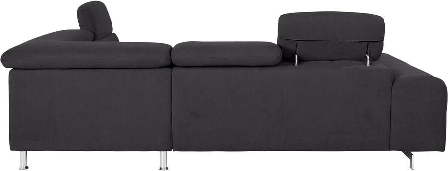 COTTA Hoekbank Chef L-vorm met hoofdbordverstelling edele metalen slede optioneel met slaapfunctie - Foto 10