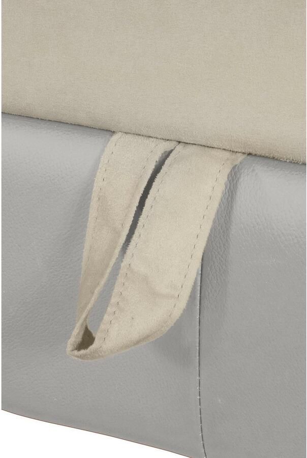 COTTA Hoekbank Chef L-vorm met hoofdbordverstelling edele metalen slede optioneel met slaapfunctie - Foto 3