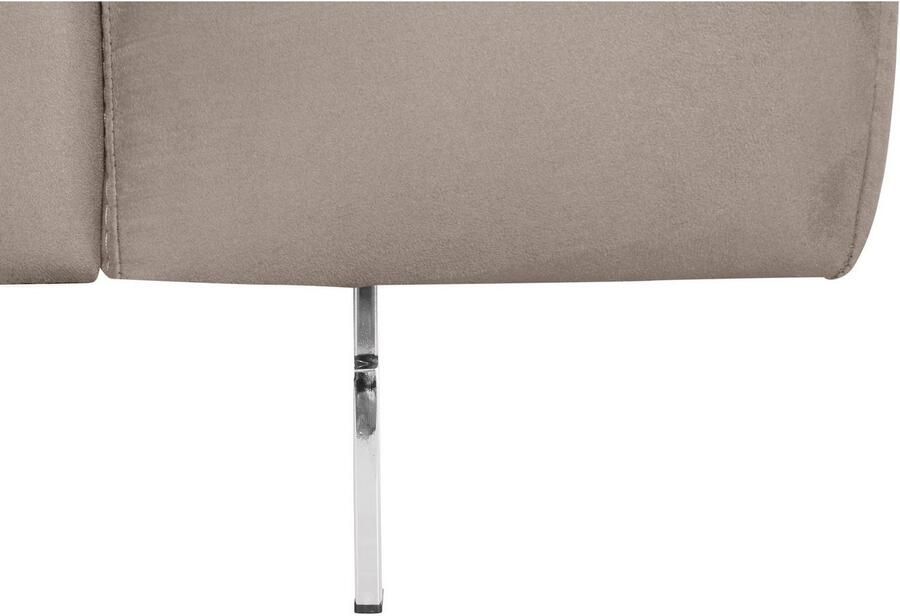 COTTA Hoekbank Chef L-vorm met hoofdbordverstelling edele metalen slede optioneel met slaapfunctie - Foto 3