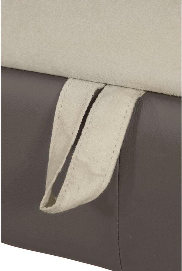 COTTA Hoekbank Chef L-vorm met hoofdbordverstelling edele metalen slede optioneel met slaapfunctie - Foto 3