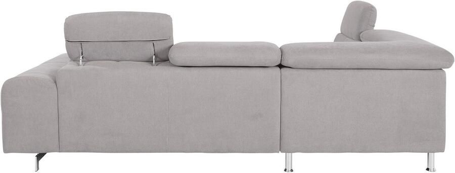 COTTA Hoekbank Chef L-vorm met hoofdbordverstelling edele metalen slede optioneel met slaapfunctie - Foto 10