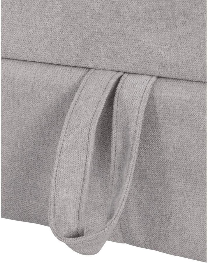 COTTA Hoekbank Chef L-vorm met hoofdbordverstelling edele metalen slede optioneel met slaapfunctie