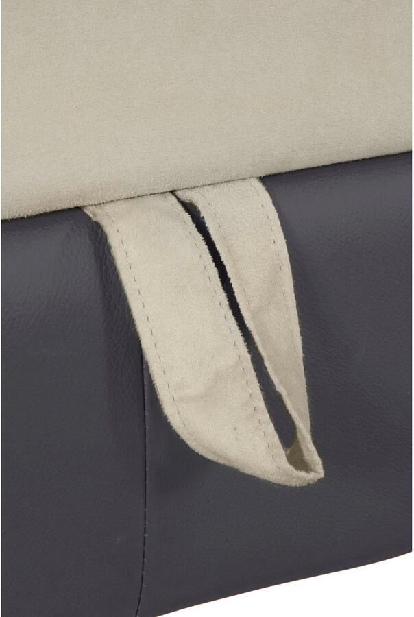 COTTA Hoekbank Chef L-vorm met hoofdbordverstelling edele metalen slede optioneel met slaapfunctie - Foto 3