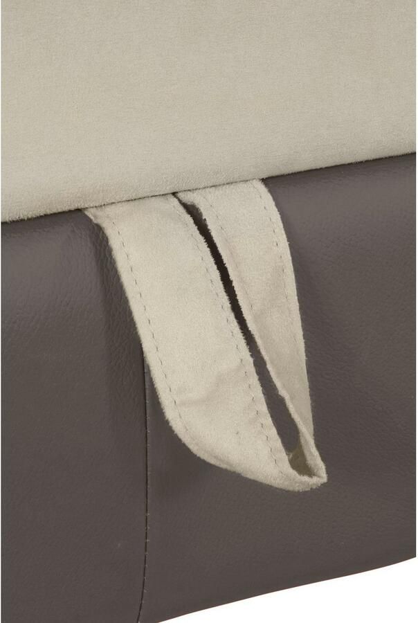 COTTA Hoekbank Chef L-vorm met hoofdbordverstelling edele metalen slede optioneel met slaapfunctie - Foto 3