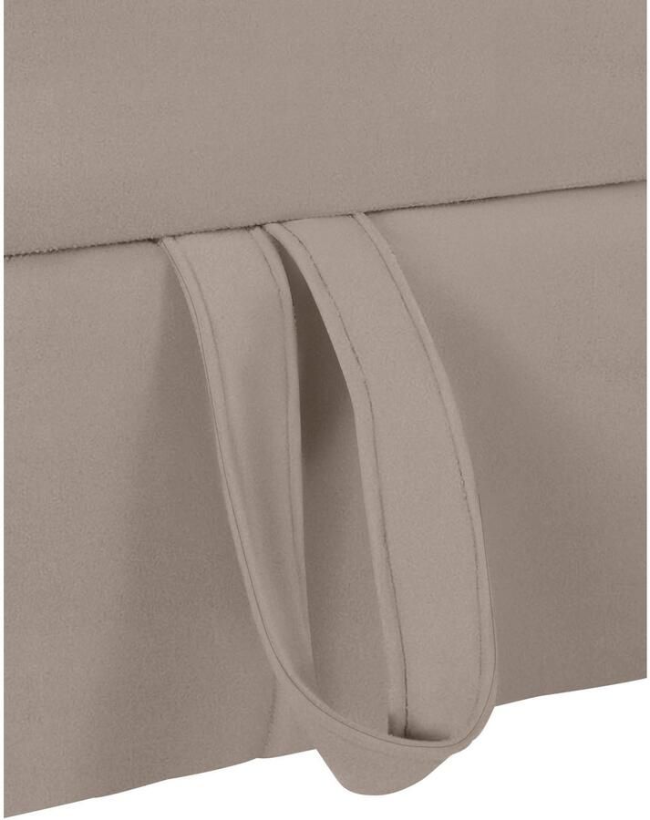 COTTA Hoekbank Chef L-vorm met hoofdbordverstelling edele metalen slede optioneel met slaapfunctie