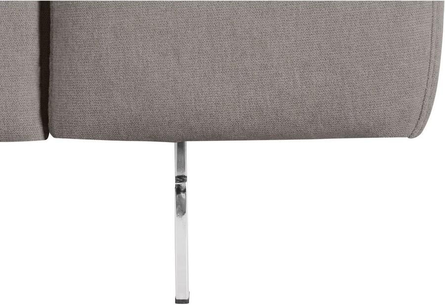 COTTA Hoekbank Chef L-vorm met hoofdbordverstelling edele metalen slede optioneel met slaapfunctie - Foto 3