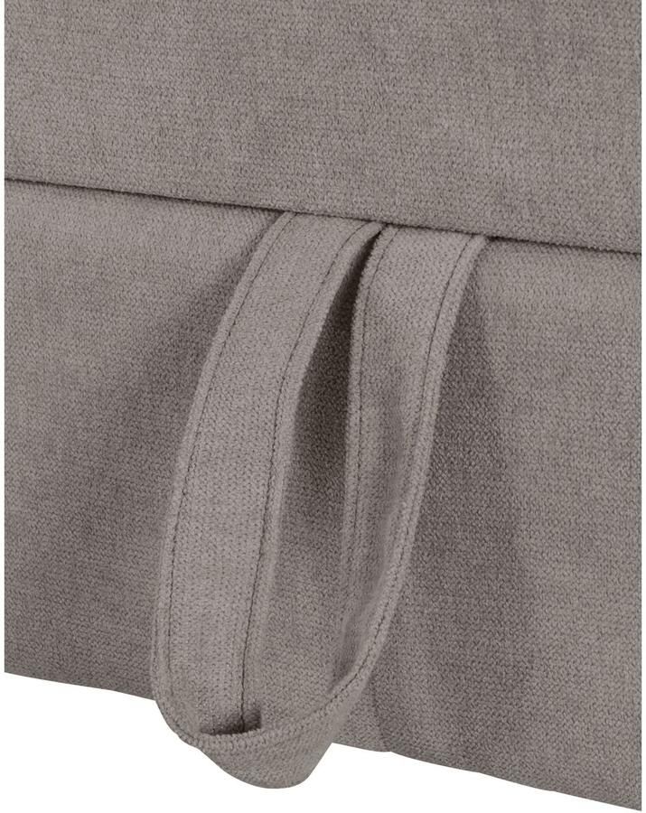 COTTA Hoekbank Chef L-vorm met hoofdbordverstelling edele metalen slede optioneel met slaapfunctie