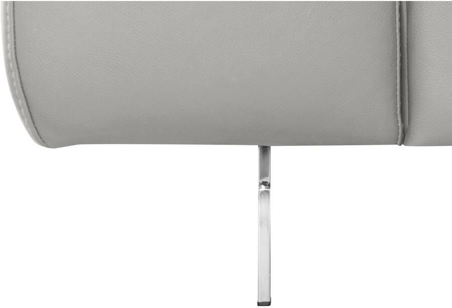 COTTA Hoekbank Chef L-vorm met hoofdbordverstelling edele metalen slede optioneel met slaapfunctie - Foto 2