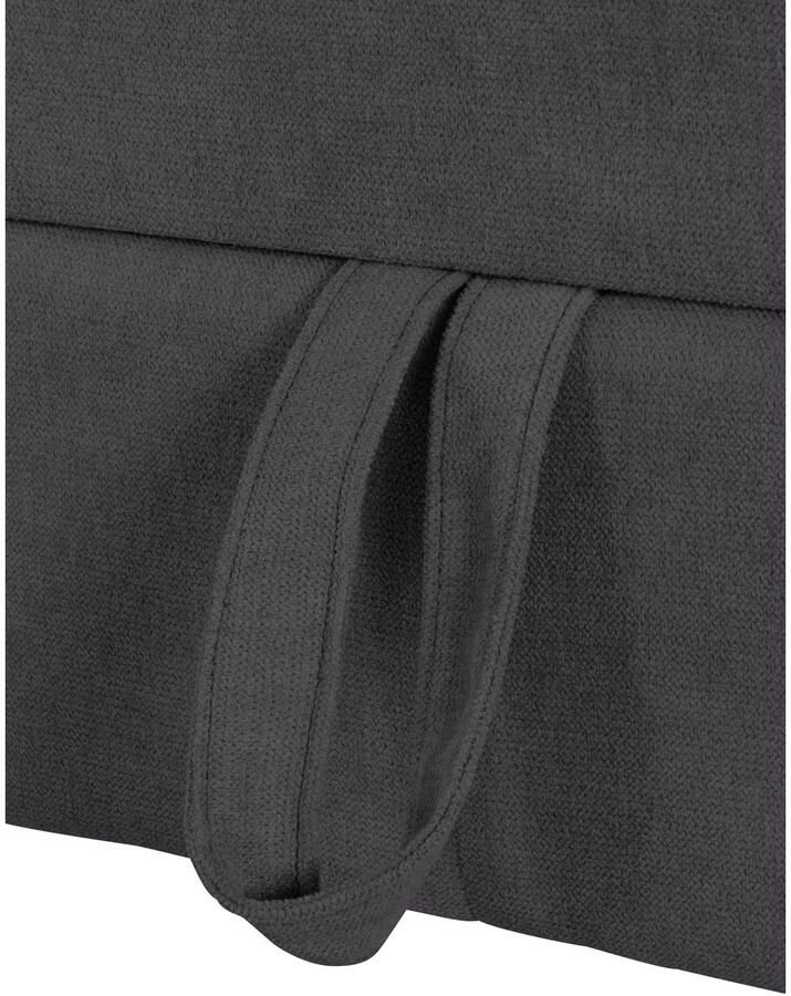 COTTA Hoekbank Chef L-vorm met hoofdbordverstelling edele metalen slede optioneel met slaapfunctie