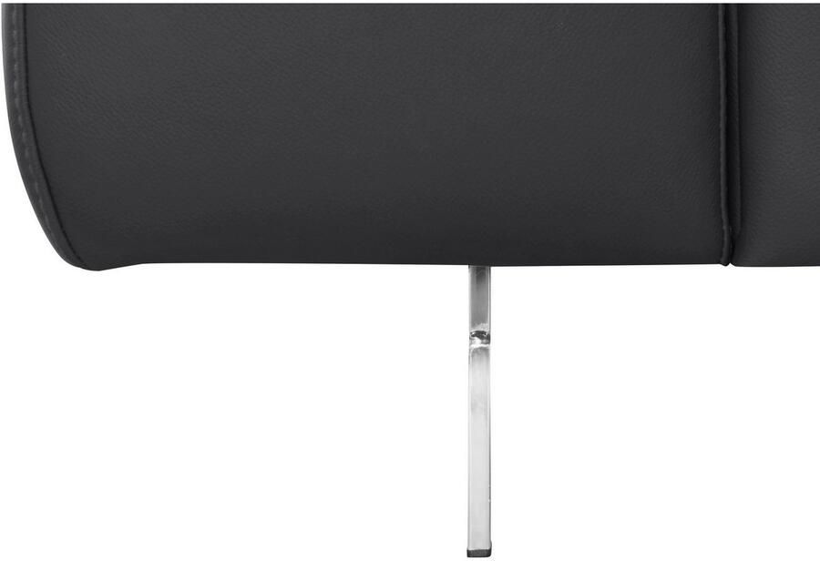 COTTA Hoekbank Chef L-vorm met hoofdbordverstelling edele metalen slede optioneel met slaapfunctie - Foto 2