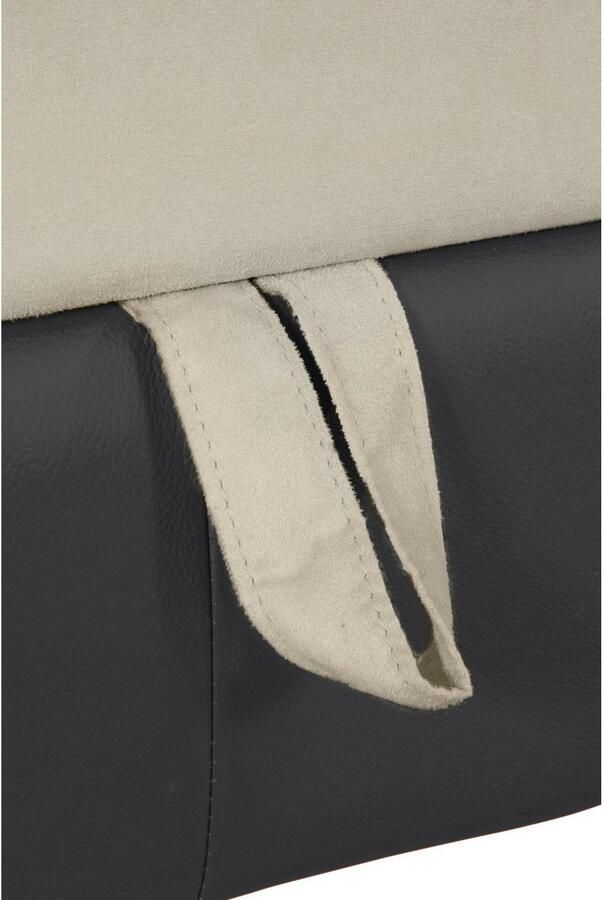 COTTA Hoekbank Chef L-vorm met hoofdbordverstelling edele metalen slede optioneel met slaapfunctie - Foto 3