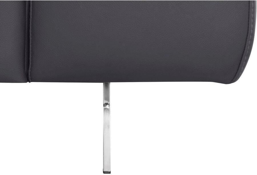 COTTA Hoekbank Chef L-vorm met hoofdbordverstelling edele metalen slede optioneel met slaapfunctie - Foto 2