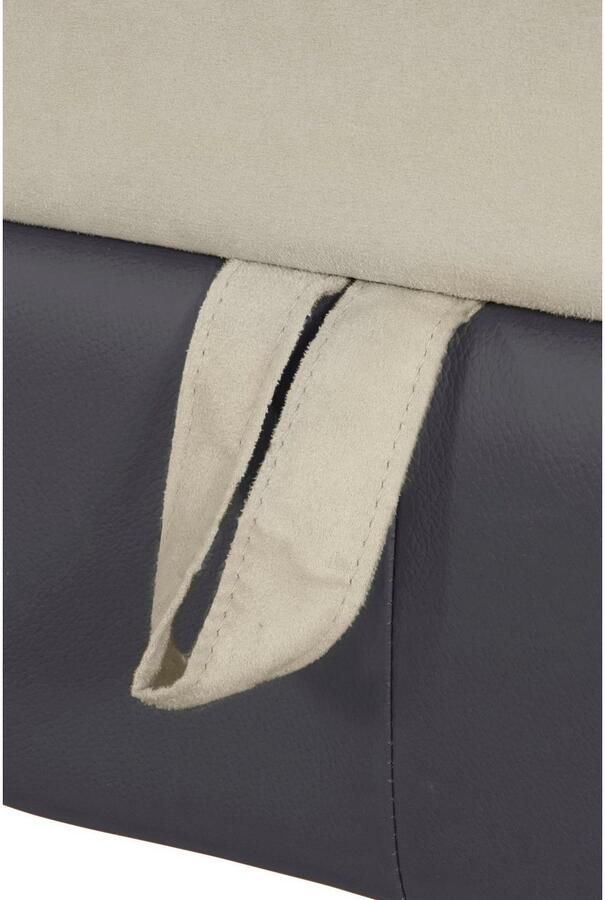 COTTA Hoekbank Chef L-vorm met hoofdbordverstelling edele metalen slede optioneel met slaapfunctie - Foto 3