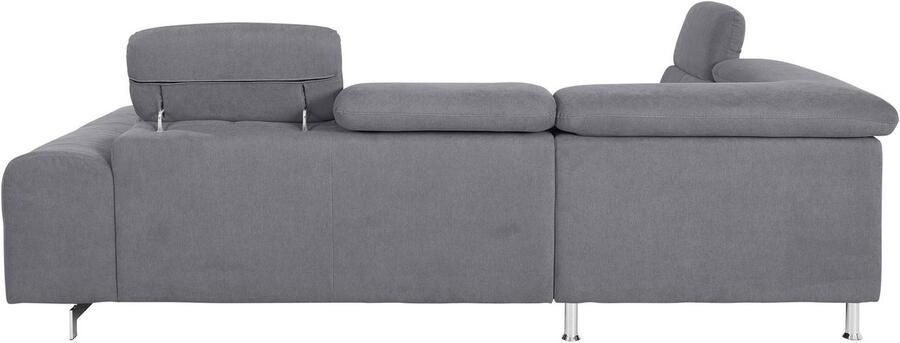 COTTA Hoekbank Chef L-vorm met hoofdbordverstelling edele metalen slede optioneel met slaapfunctie - Foto 10