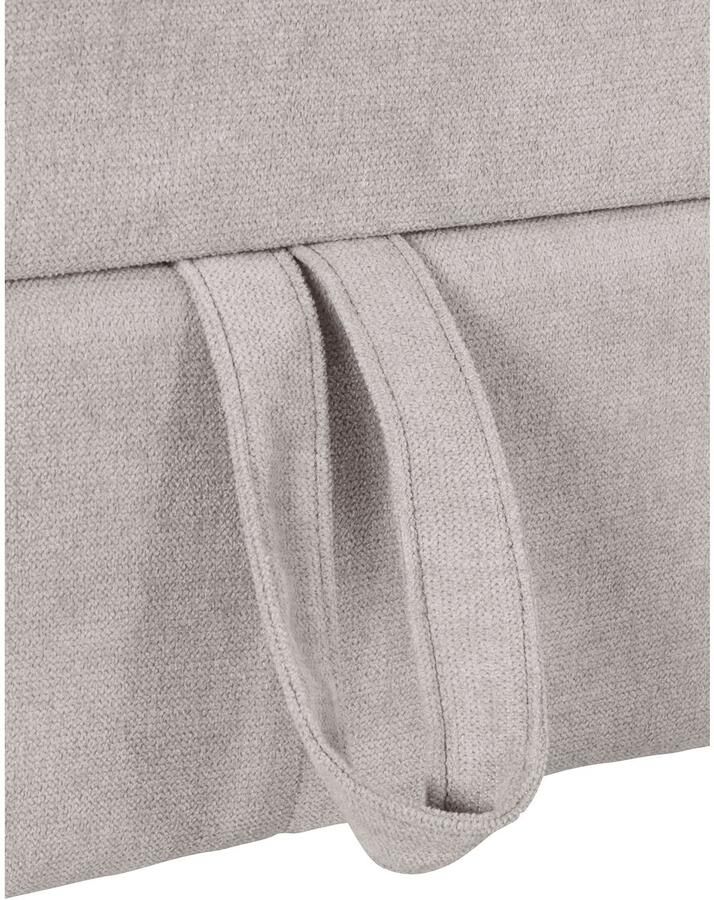 COTTA Hoekbank Chef L-vorm met hoofdbordverstelling edele metalen slede optioneel met slaapfunctie