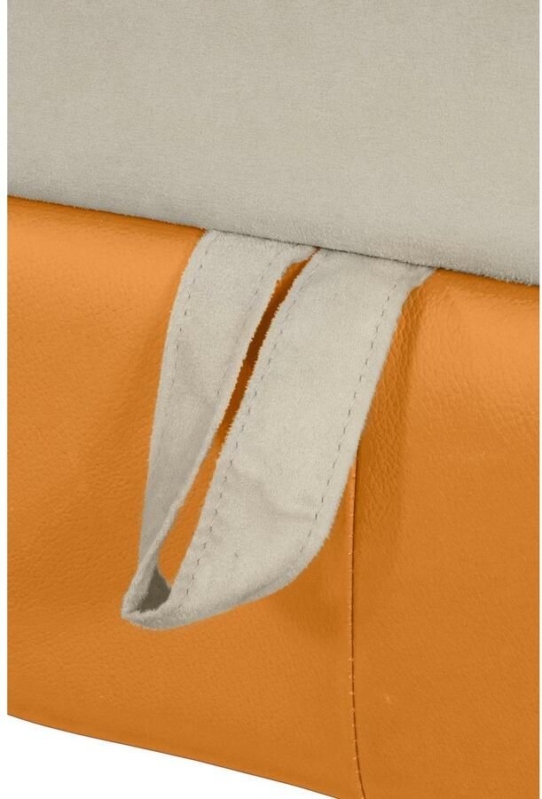 COTTA Hoekbank Chef L-vorm met hoofdbordverstelling edele metalen slede optioneel met slaapfunctie - Foto 3