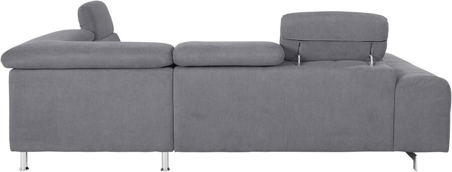 COTTA Hoekbank Chef L-vorm met hoofdbordverstelling edele metalen slede optioneel met slaapfunctie - Foto 10