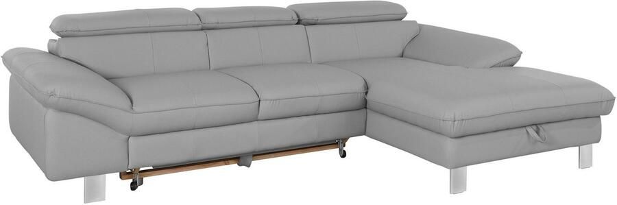 COTTA Hoekbank Driver L-vorm met verstelbaar hoofdeind naar keuze met slaapfunctie & bedkist - Foto 9