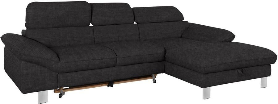 COTTA Hoekbank Driver L-vorm met verstelbaar hoofdeind naar keuze met slaapfunctie & bedkist - Foto 10