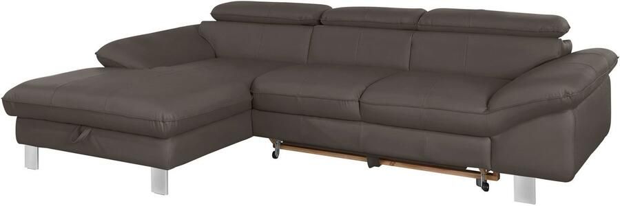 COTTA Hoekbank Driver L-vorm met verstelbaar hoofdeind naar keuze met slaapfunctie & bedkist - Foto 9