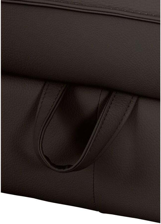 COTTA Hoekbank Driver L-vorm met verstelbaar hoofdeind naar keuze met slaapfunctie & bedkist