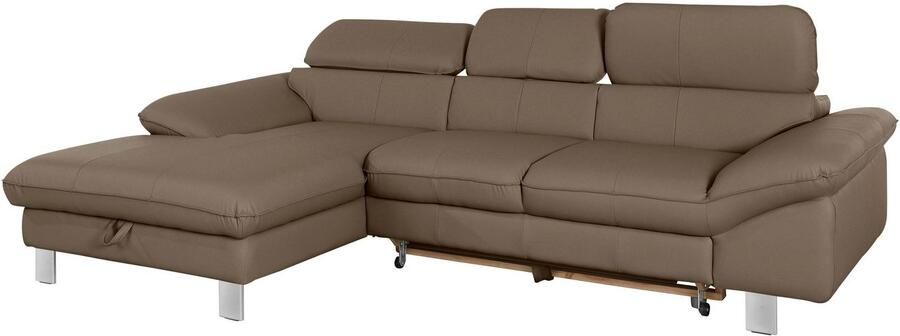 COTTA Hoekbank Driver L-vorm met verstelbaar hoofdeind naar keuze met slaapfunctie & bedkist - Foto 10