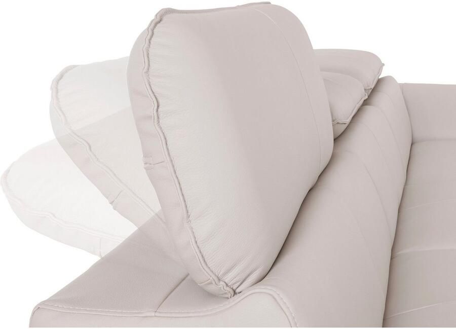 COTTA Hoekbank Driver L-vorm met verstelbaar hoofdeind naar keuze met slaapfunctie & bedkist