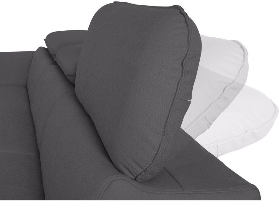 COTTA Hoekbank Driver L-vorm met verstelbaar hoofdeind naar keuze met slaapfunctie & bedkist