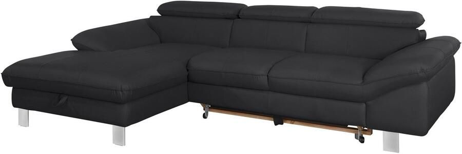 COTTA Hoekbank Driver L-vorm met verstelbaar hoofdeind naar keuze met slaapfunctie & bedkist - Foto 9